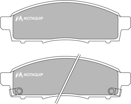 Motaquip LVXL1695 - Bremžu uzliku kompl., Disku bremzes www.autospares.lv