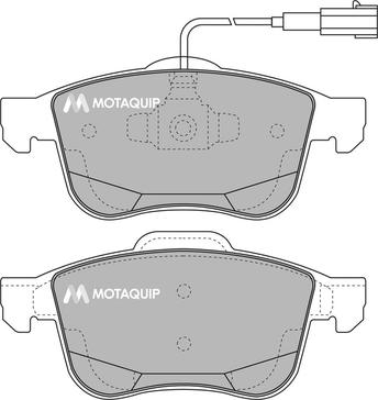 Motaquip LVXL1693 - Bremžu uzliku kompl., Disku bremzes www.autospares.lv