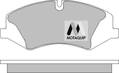 Motaquip LVXL1645 - Brake Pad Set, disc brake www.autospares.lv