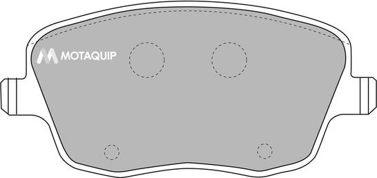 Motaquip LVXL1098 - Тормозные колодки, дисковые, комплект www.autospares.lv