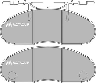 Motaquip LVXL109 - Bremžu uzliku kompl., Disku bremzes autospares.lv