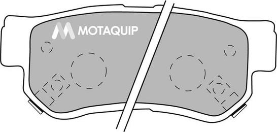 Motaquip LVXL1049 - Brake Pad Set, disc brake www.autospares.lv