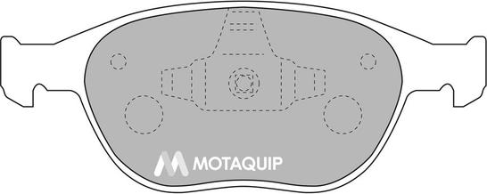 Motaquip LVXL1046 - Тормозные колодки, дисковые, комплект www.autospares.lv