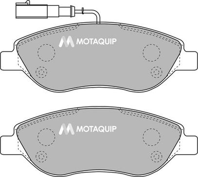 Motaquip LVXL1041 - Bremžu uzliku kompl., Disku bremzes autospares.lv