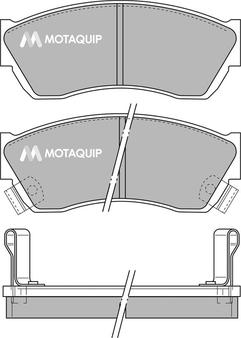 Motaquip LVXL106 - Brake Pad Set, disc brake www.autospares.lv