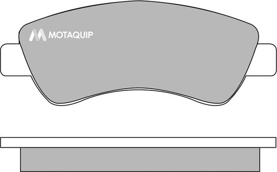 Motaquip LVXL1006 - Тормозные колодки, дисковые, комплект www.autospares.lv