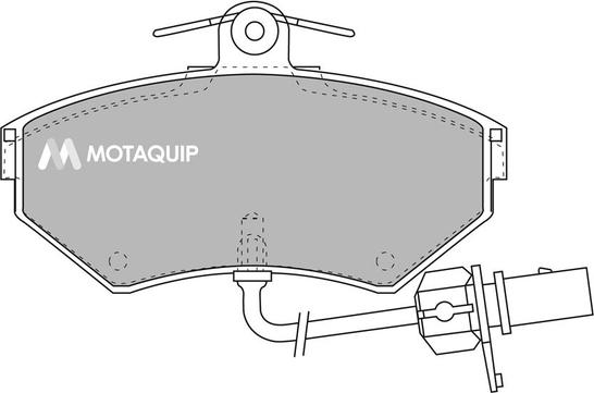 Motaquip LVXL1016 - Тормозные колодки, дисковые, комплект www.autospares.lv