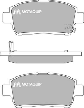 Motaquip LVXL1012 - Bremžu uzliku kompl., Disku bremzes autospares.lv