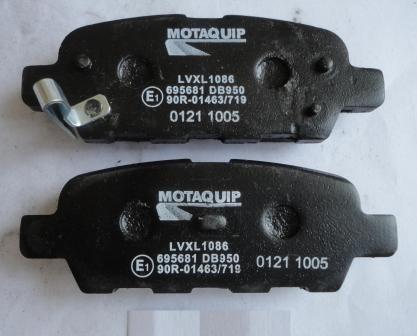 Motaquip LVXL1086 - Bremžu uzliku kompl., Disku bremzes www.autospares.lv