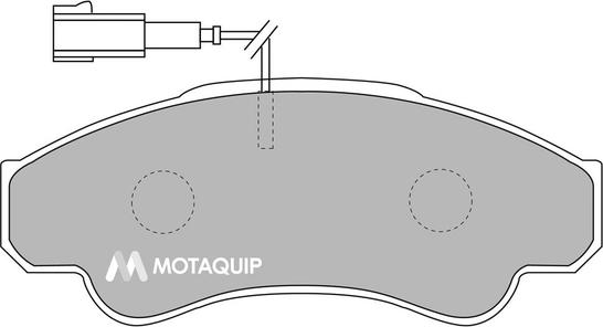 Motaquip LVXL1034 - Тормозные колодки, дисковые, комплект www.autospares.lv