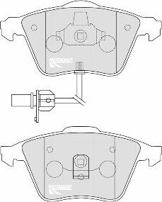 Motaquip LVXL1031 - Тормозные колодки, дисковые, комплект www.autospares.lv