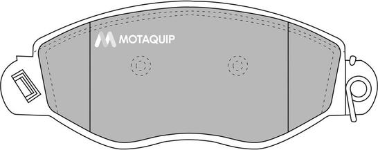 Motaquip LVXL1021 - Bremžu uzliku kompl., Disku bremzes autospares.lv