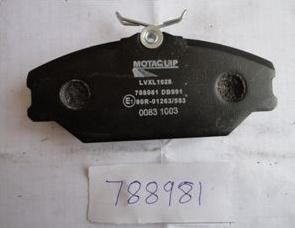 Motaquip LVXL1028 - Brake Pad Set, disc brake www.autospares.lv