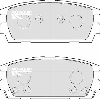 Motaquip LVXL1193 - Тормозные колодки, дисковые, комплект www.autospares.lv