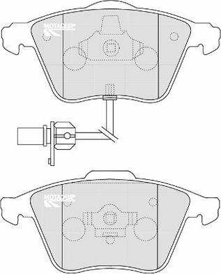 Motaquip LVXL1165 - Bremžu uzliku kompl., Disku bremzes autospares.lv