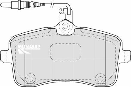 Motaquip LVXL1161 - Bremžu uzliku kompl., Disku bremzes autospares.lv