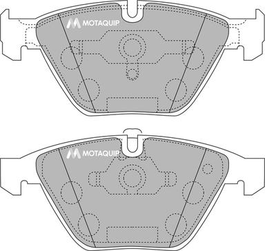 Motaquip LVXL1168 - Bremžu uzliku kompl., Disku bremzes autospares.lv