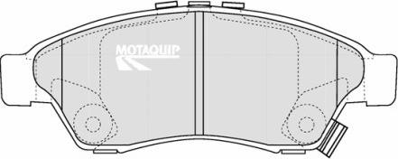 Motaquip LVXL1102 - Тормозные колодки, дисковые, комплект www.autospares.lv