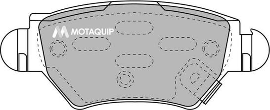 Motaquip LVXL1113 - Тормозные колодки, дисковые, комплект www.autospares.lv