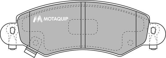 Motaquip LVXL1112 - Brake Pad Set, disc brake www.autospares.lv