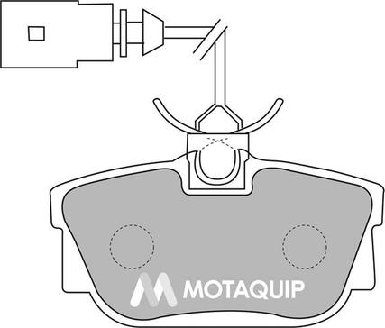 Motaquip LVXL1134 - Bremžu uzliku kompl., Disku bremzes autospares.lv