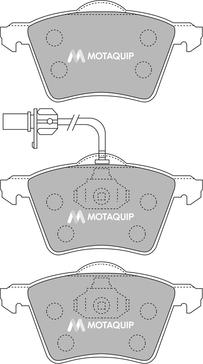 Motaquip LVXL1130 - Brake Pad Set, disc brake www.autospares.lv