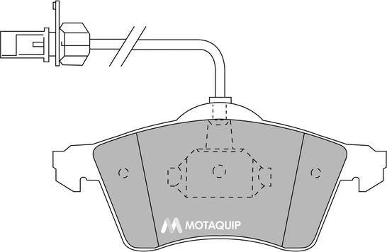 Motaquip LVXL1129 - Bremžu uzliku kompl., Disku bremzes autospares.lv