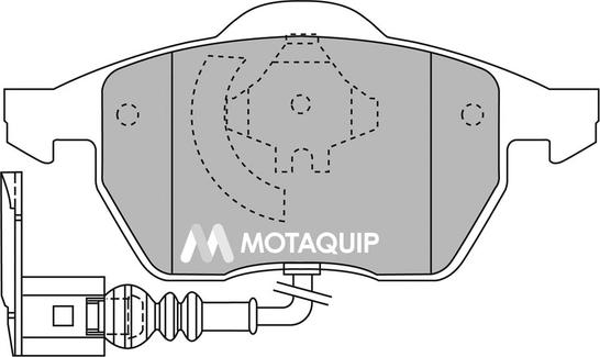 Motaquip LVXL1125 - Bremžu uzliku kompl., Disku bremzes autospares.lv