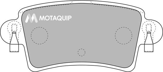 Motaquip LVXL1121 - Bremžu uzliku kompl., Disku bremzes www.autospares.lv