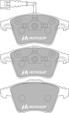 Motaquip LVXL1170 - Bremžu uzliku kompl., Disku bremzes www.autospares.lv