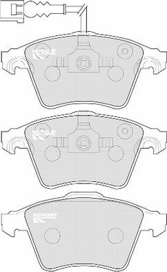 Motaquip LVXL1170 - Bremžu uzliku kompl., Disku bremzes www.autospares.lv