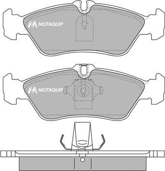 Motaquip LVXL184 - Brake Pad Set, disc brake www.autospares.lv