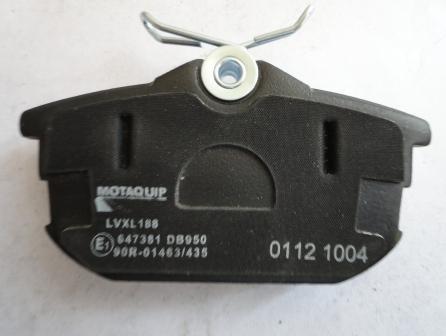 Motaquip LVXL188 - Brake Pad Set, disc brake www.autospares.lv