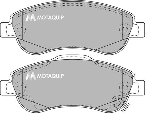 Motaquip LVXL1398 - Тормозные колодки, дисковые, комплект www.autospares.lv