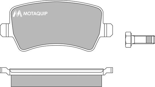 Motaquip LVXL1356 - Bremžu uzliku kompl., Disku bremzes autospares.lv