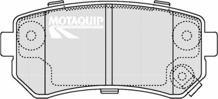 Motaquip LVXL1310 - Bremžu uzliku kompl., Disku bremzes autospares.lv