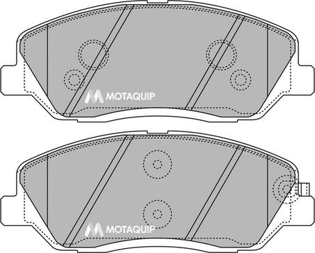 Motaquip LVXL1388 - Bremžu uzliku kompl., Disku bremzes autospares.lv