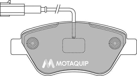 Motaquip LVXL1383 - Brake Pad Set, disc brake www.autospares.lv