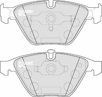 Triscan P 06 081 - Bremžu uzliku kompl., Disku bremzes autospares.lv