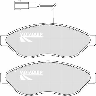 Motaquip LVXL1337 - Bremžu uzliku kompl., Disku bremzes autospares.lv