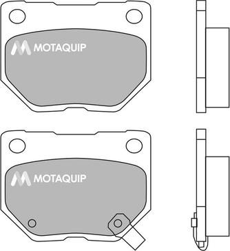 Motaquip LVXL1324 - Bremžu uzliku kompl., Disku bremzes autospares.lv