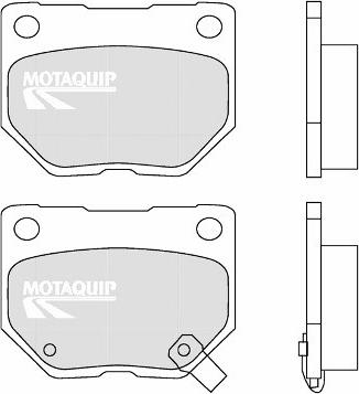 Motaquip LVXL1324 - Brake Pad Set, disc brake www.autospares.lv