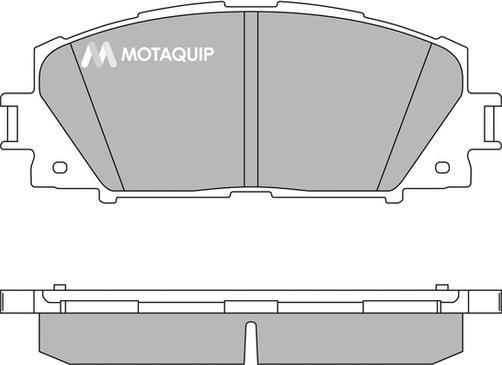 Motaquip LVXL1325 - Bremžu uzliku kompl., Disku bremzes autospares.lv