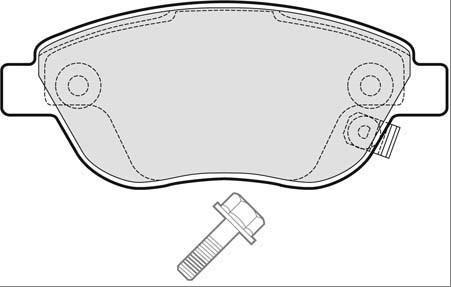 Motaquip LVXL1321 - Тормозные колодки, дисковые, комплект www.autospares.lv