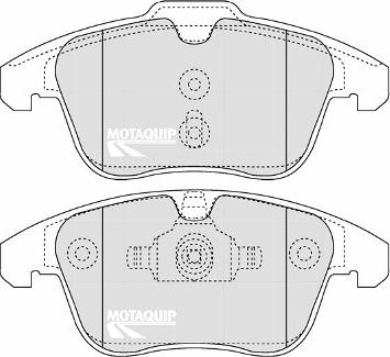 Motaquip LVXL1293 - Bremžu uzliku kompl., Disku bremzes www.autospares.lv