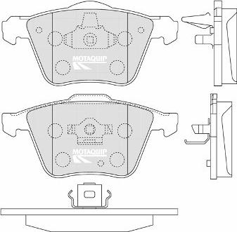 Motaquip LVXL1249 - Bremžu uzliku kompl., Disku bremzes autospares.lv