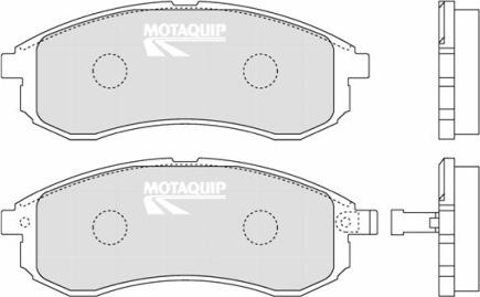 Motaquip LVXL1241 - Bremžu uzliku kompl., Disku bremzes www.autospares.lv