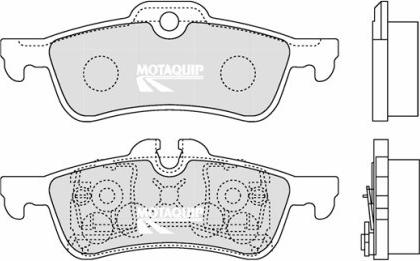 Motaquip LVXL1257 - Bremžu uzliku kompl., Disku bremzes www.autospares.lv