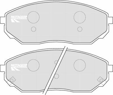 Motaquip LVXL1201 - Bremžu uzliku kompl., Disku bremzes www.autospares.lv