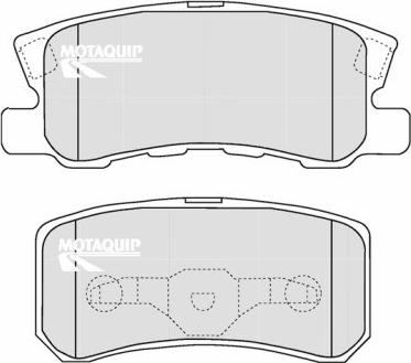 Motaquip LVXL1217 - Brake Pad Set, disc brake www.autospares.lv